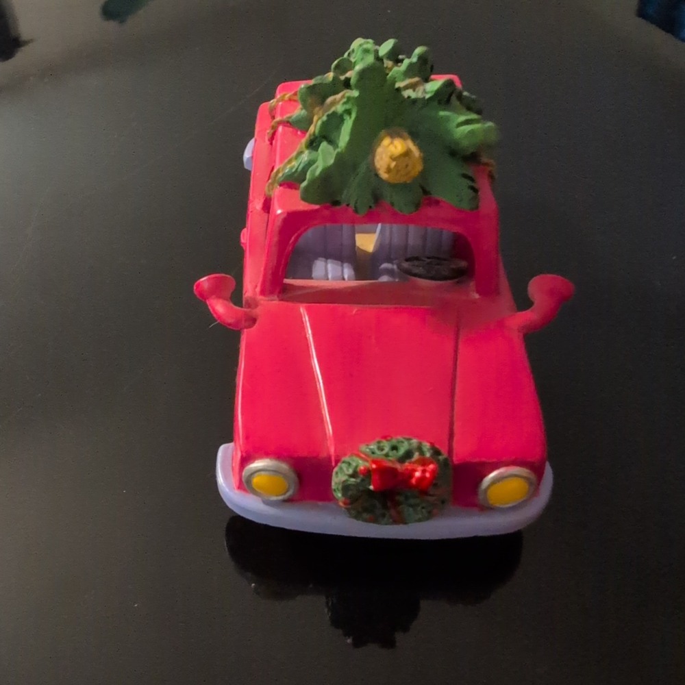 Hawthorne Village Simpsons Bringing Home the Tree Pink Car Figurine 78440 - Picture 2 of 5